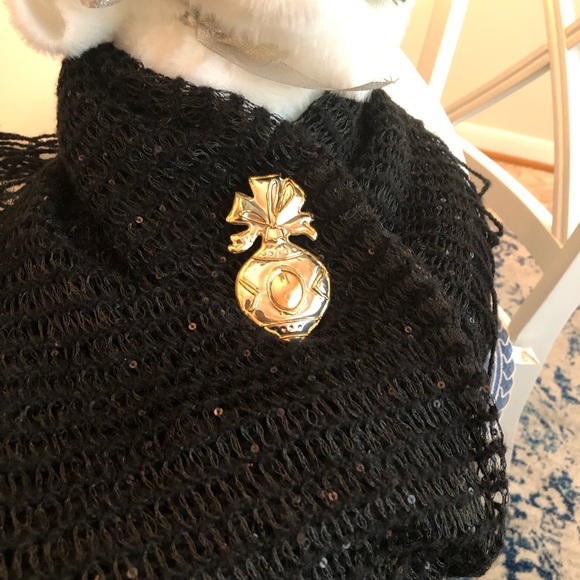 Vintage Mixed Metals Ornament Shape Brooch/Pendant - Picture 5 of 11